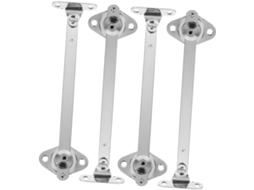 Conjunto De 4 Dobradiças Liga Zinco Para Portas Armário Com Design