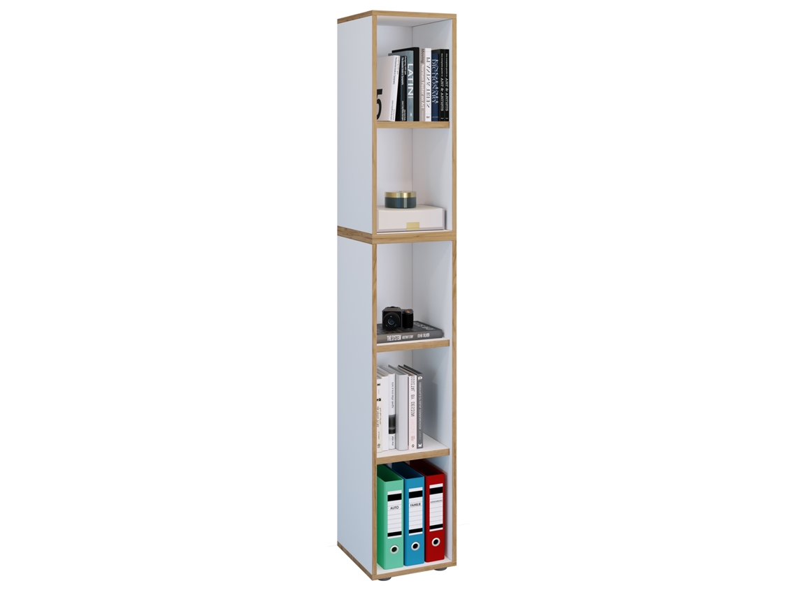 Estante Livros Pasta Salia 5 Dobras L. 30 Cm Vcm