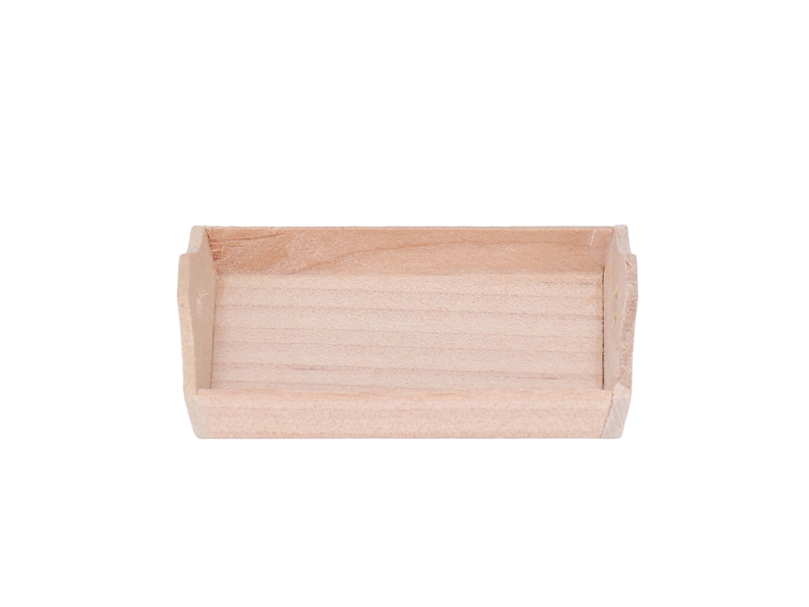 Mali travessa de Frutas Miniatura Casa de Bonecas 1:12 em Madeira Betula Decorativa
