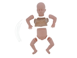 Kit De Boneca Diy Em Branco 22 Polegadas Sem Pintura Parte Corpo Acessório