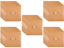 Isolamento À Prova De Poeira Para Cds E Dvds - 50 Capas De Papel Kraft