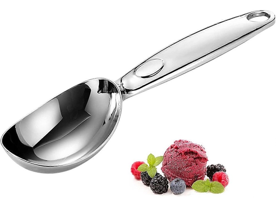 Cuchara de Helado de Acero Inoxidable Ergonómica, Segura para Lavavajillas, Ideal para Helado, Frutas Y Más