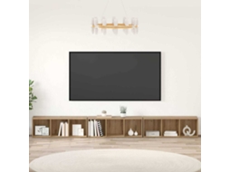 Vidaxl Conjunto De Móvel De Tv 3 Pcs Carvalho Artesanal