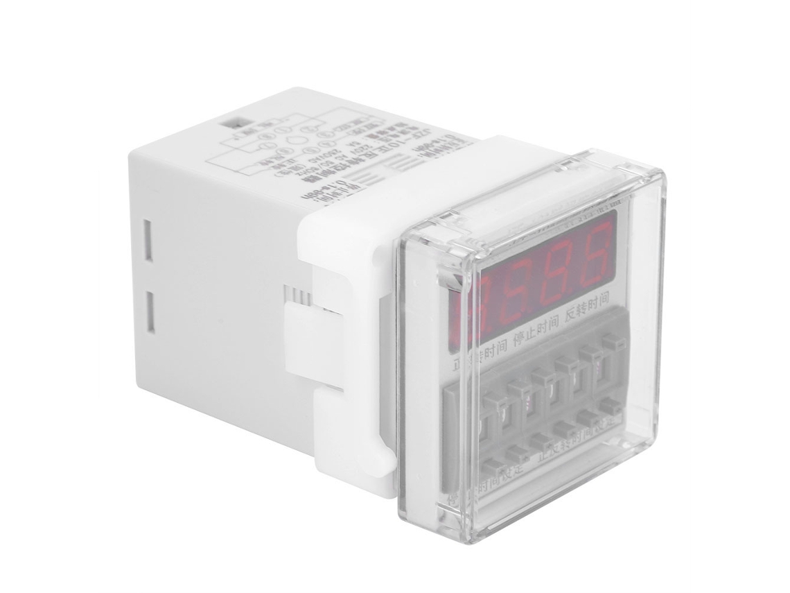 Controlador de relé HKJ para motor CW/CCW com LCD e temporizador 0,1s a 99h