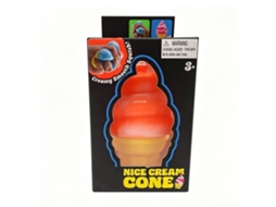 um Brinquedo Fofo e Antiestresse com um Design em Tpr Degradê.brinquedo de Sorvete de Apertar Laranja Caixa CHENNNLS