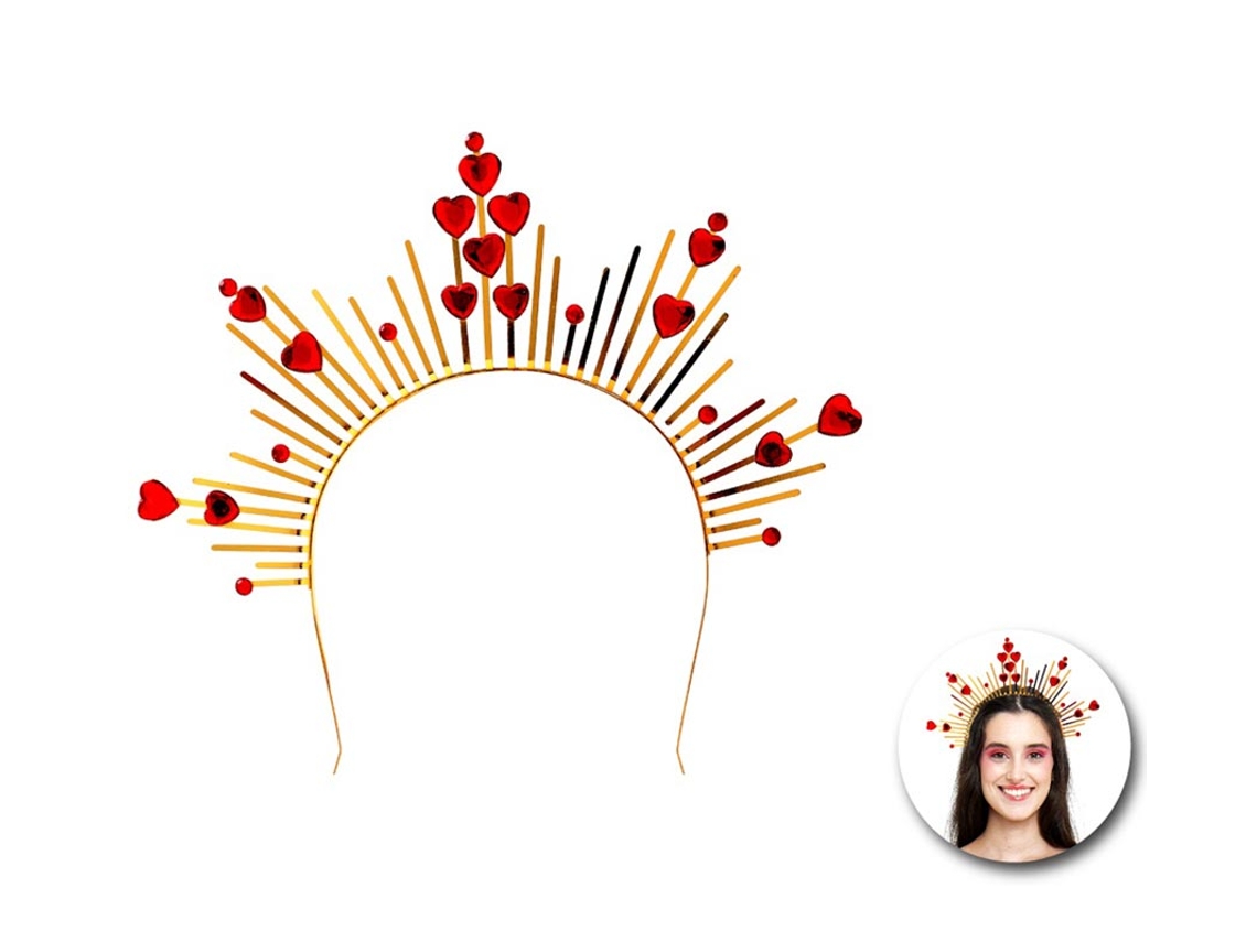 Tiara Rainha Vermelha Halo