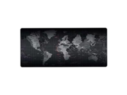 Mouse Pad Grande De Borracha Com Mapa 300x800x3mm Tapete De Mesa Confortável Para Notebook E Pc