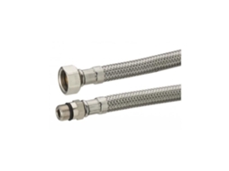 Aço Inoxidável Flexível para Torneiras Macho 12X100 Fêmea 12X17 Passagem Interna 8 Mm Noyon & Thiebault NT NOYON & THIEBAULT
