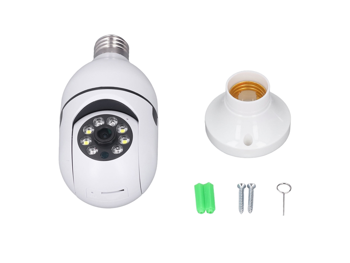 Light Bulb Security Camera 2.4g Wireless Wifi Remote Monitoring Night Vision Light Socket Security Camera 110‑220v LAXISCREED