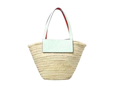 Bolsa De Mulher Christian Louboutin Loubi Shore Média Bege