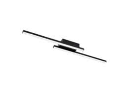 Nettlife Preto Led Luz De Teto 18 W Moderna Lâmpada Metal Cristal Luz Quente 3000k Para Quarto Corredor Cozinha Escritório Sala Estar