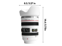 Eyf caneca de Café Lente de Câmera Inox 400ml Estanque Presente para Fotógrafos