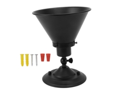 Suporte ajustável para luminárias de parede pretas BRILVIBERA (85-265V, 60W, para lâmpadas E27 e E26)