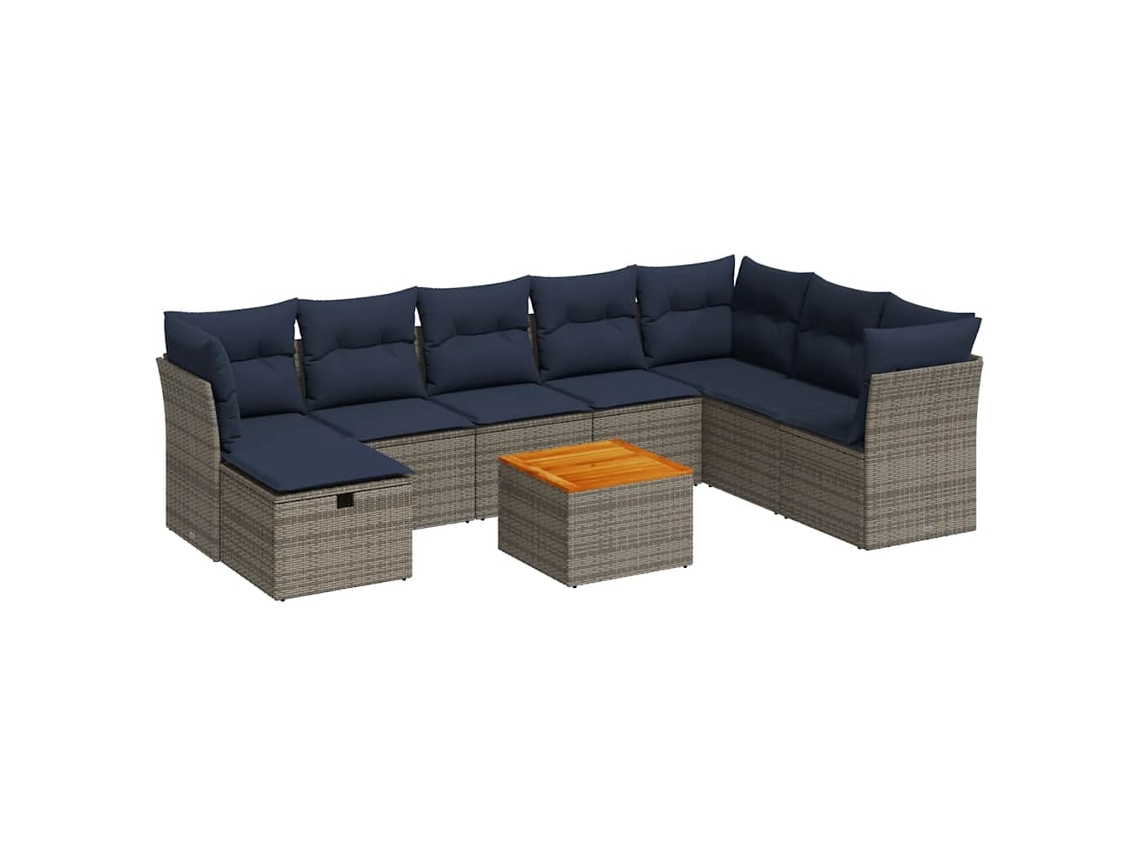Garden Sofa Set, Garden Sofa Sets Vidaxl Cinzeto Rattan / Vime (n/a)