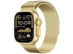 Bracelete Para Apple Watch 42/44/45/46/49mm Ouro Cuich