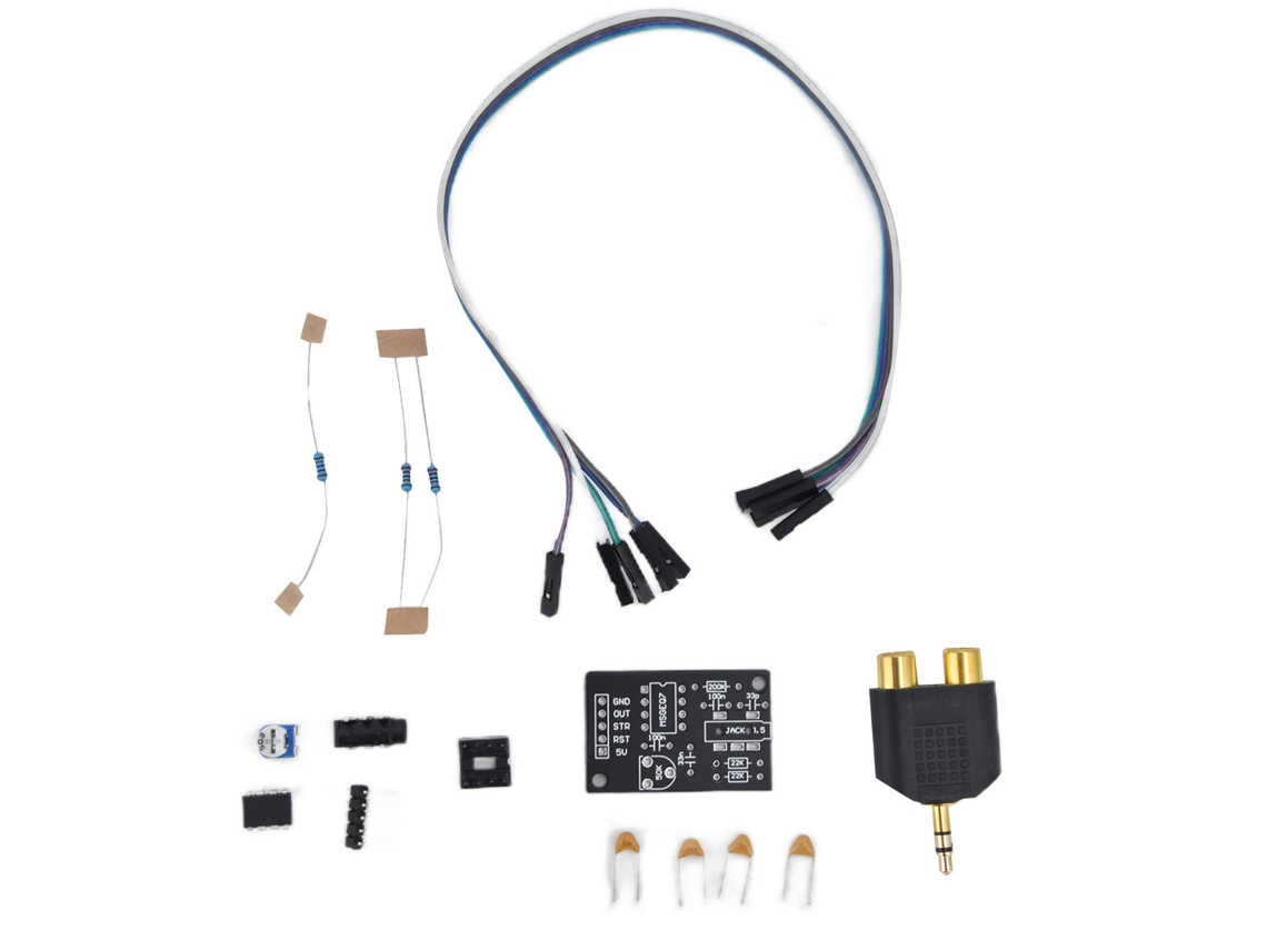 Módulo Analisador de Sinal de Áudio com Equalizador Gráfico e Filtro Multibanda 5v | S/MARCA