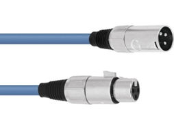 Cabo XLR OMNITRONIC 3pin 1,5m bu