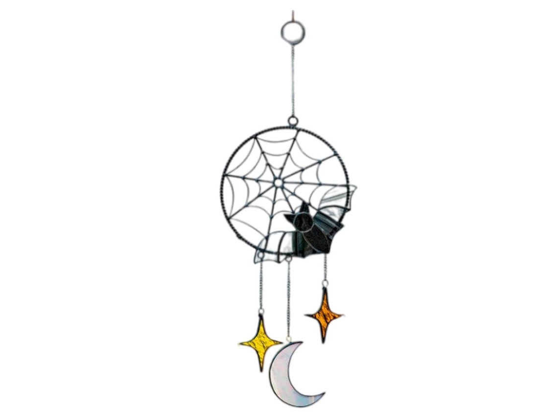 Bola de lua e estrela de teixo para decoração de Halloween ao ar livre LAXISCREED