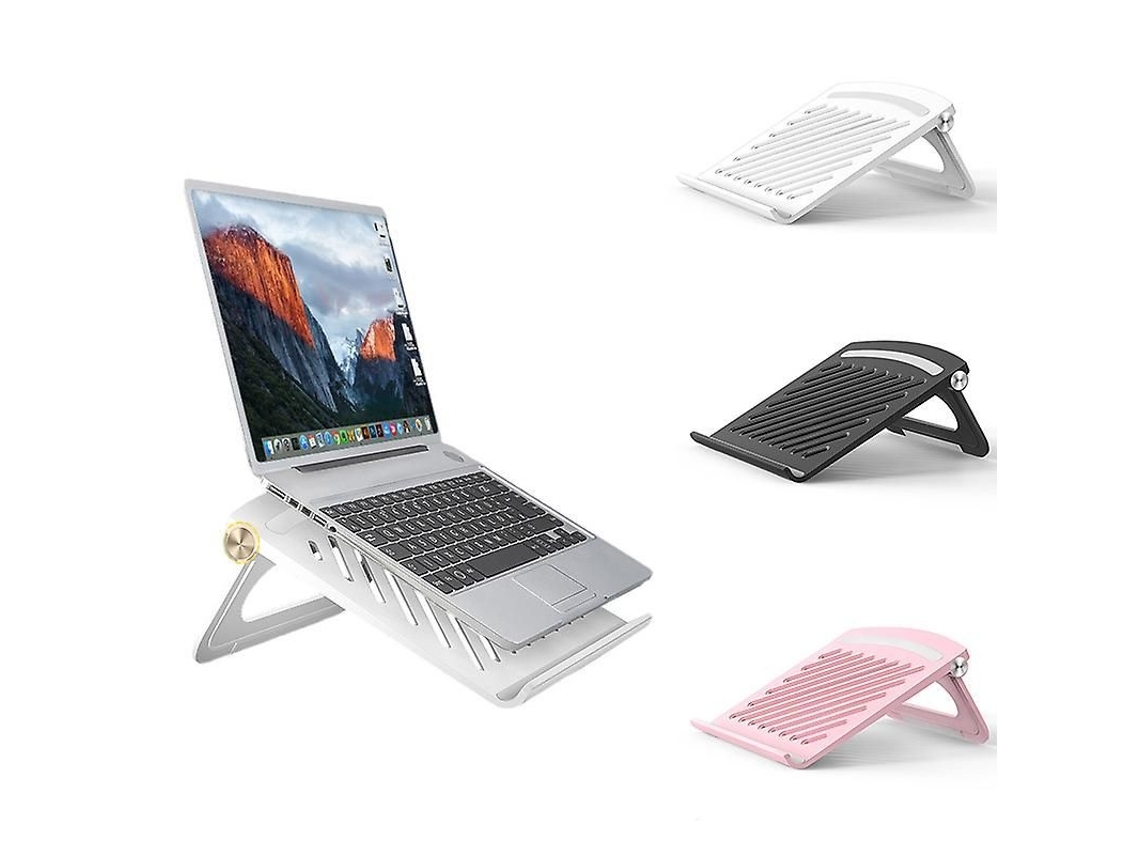 Lurelia Suporte Para Portátil Ajustável, Dobrável, Ergonómico, Antiderrapante, Com Ventilação, Em Liga De Alumínio, Para 10 A 17 Polegadas