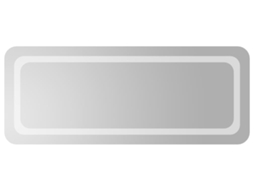 Led Bathroom Mirror, Led Bathroom Mirrors Vidaxl Transparente Vidro (100 X 40 Cm)