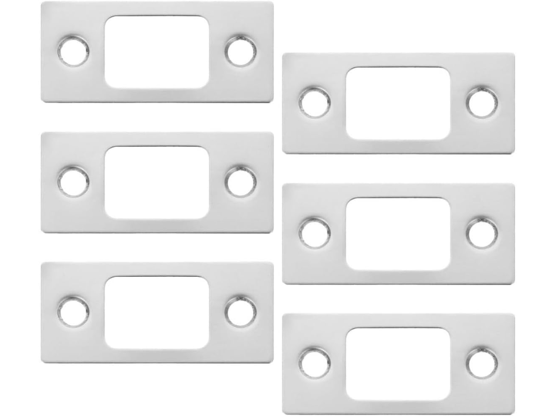 Placa De Reforço Para Porta Em Aço Inoxidável, 2 Peças, 4,1 Cm (1-5 8 Polegadas), Para Fechadura De Trinco, Proteção De