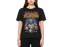 Rockinstone Killer Klowns 1988 Black Adult T-shirt Size:xxl