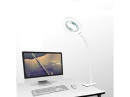 Luminária De Mesa Com Lupa Led Branca Para Proteção Ocular, Ideal Para Retoques Estéticos, Tatuagens E Estudos Em Dormitórios, Lei Aquaforge