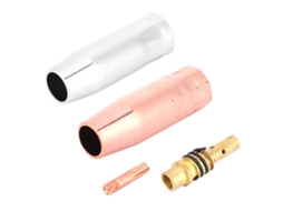Laxiscreed Pack De 20 Consumíveis Para Tocha De Solda Mig 15ak, Bicos 0,8mm E Gás 1,2mm
