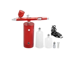 Kit Aerógrafo Portátil USB Recarregável com Compressor e Pistola Aerógrafo 0,3mm para Maquiagem Fx Tatuagens Pintura Hidratação