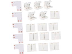 Adaptador De Conector De 5 Peças Para Instalação De Fita Led, Cantos Sem Solda.