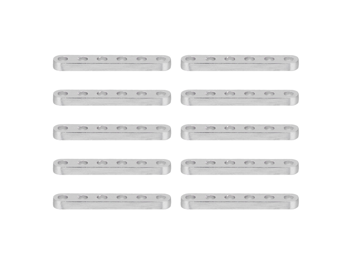 10 Peças De Suportes Retos De Alumínio Angular 4x8mm Fixos Para Equipamento De Engenharia Robótica