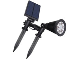Luminária Solar De Parede Para Jardim E Varanda, Lâmpada Solar Externa Para De Pátio E Quintal. Gokoco