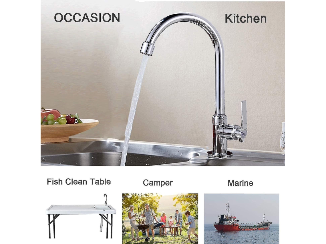 Lurelia Torneira, Água Fria, Inox, Para Lava-louça