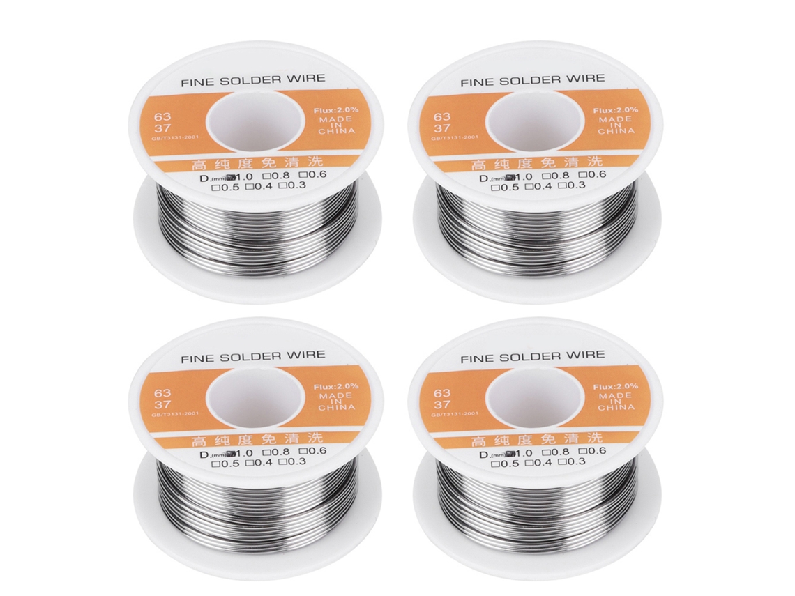 4 Peças De Cabo De Estanho De Alta Pureza Sem Limpeza Acessórios De Soldagem Para Soldador 1.0mm
