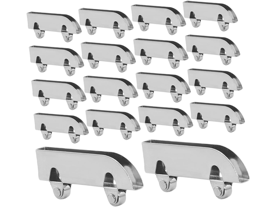 50 Polias Para Portas De Vidro Deslizantes, Roletes De Metal