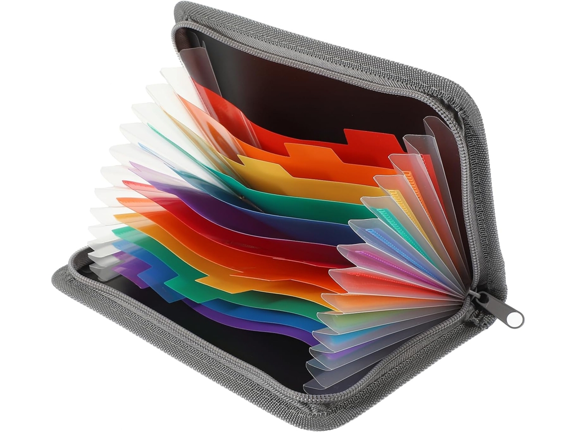 Pasta Organizadora De Plástico Sewroro Para Documentos, Organizador De Recibos Estilo Sanfona, Pasta De Arquivo