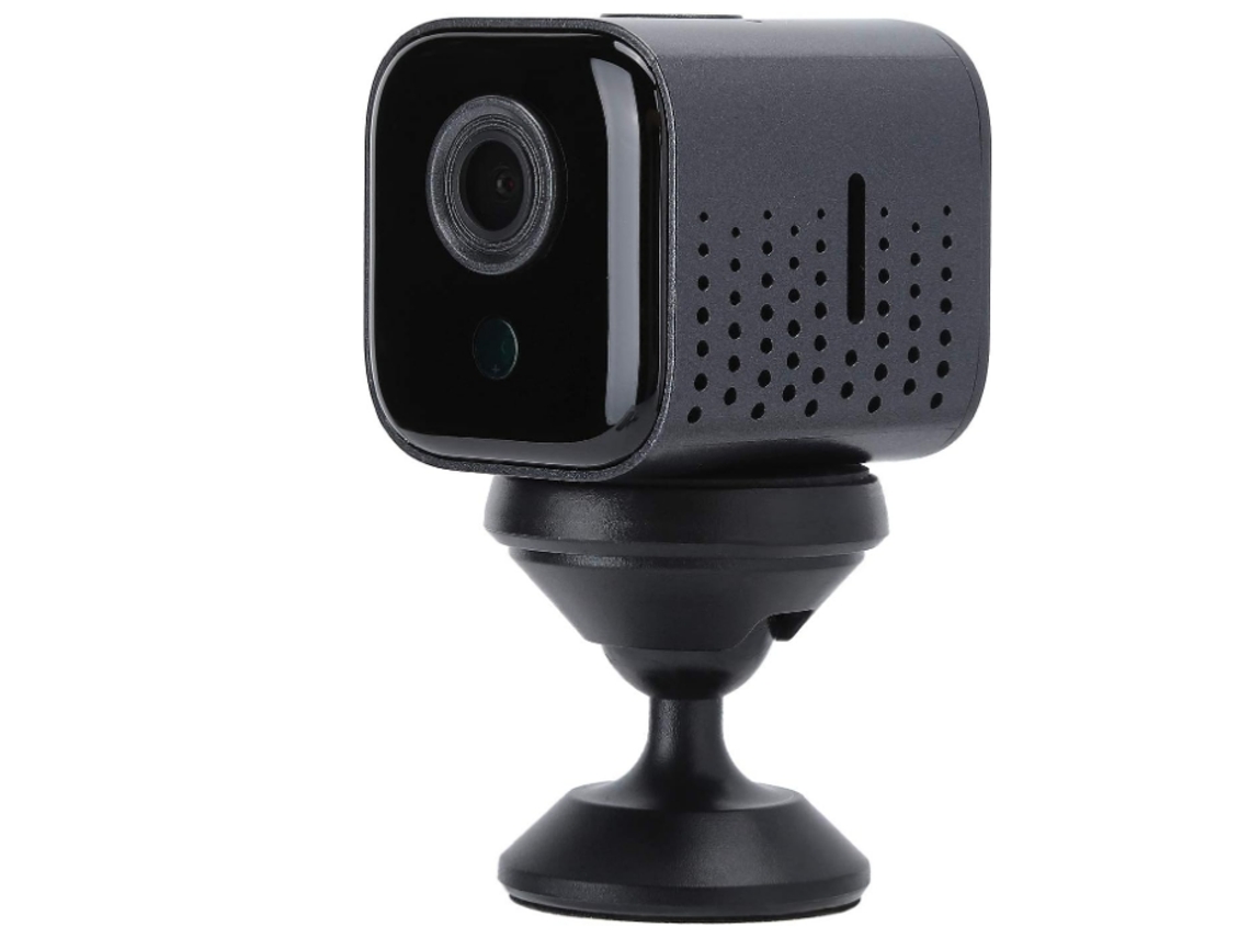 Câmera Wi-Fi inteligente 1080P para casa, controle móvel, detecção, visão noturna IP, Bestvite Cloud (preto)