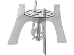 Suporte para Fogão de Camping Inoomp em Aço Inoxidável, Estável e Compacto, para Camping, Caminhadas e Churrascos CHABERLU