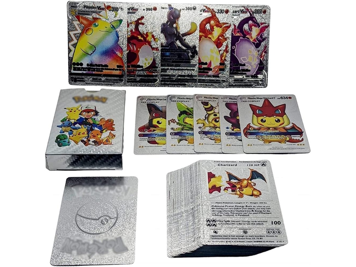 Cartões de Anime Folha Dourada S/MARCA