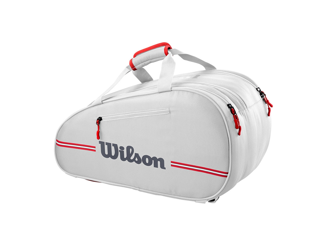 Team Padel Bag Off White Wilson (paletero)
