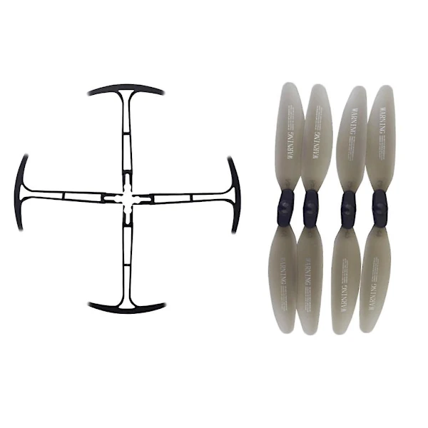 Hélices Sobressalentes Protetor De Hélice Para Drone Hs175 D65 Syma X500 X30 Z6 Brilvibera