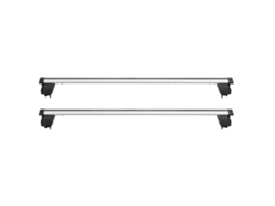 Barras Transversais para Porta equipamentos de Teto, Capacidade 90 Kg, Ajuste Universal Trilhos Teto Elevados e Planos, Espaçamento 18 a 108 Cm