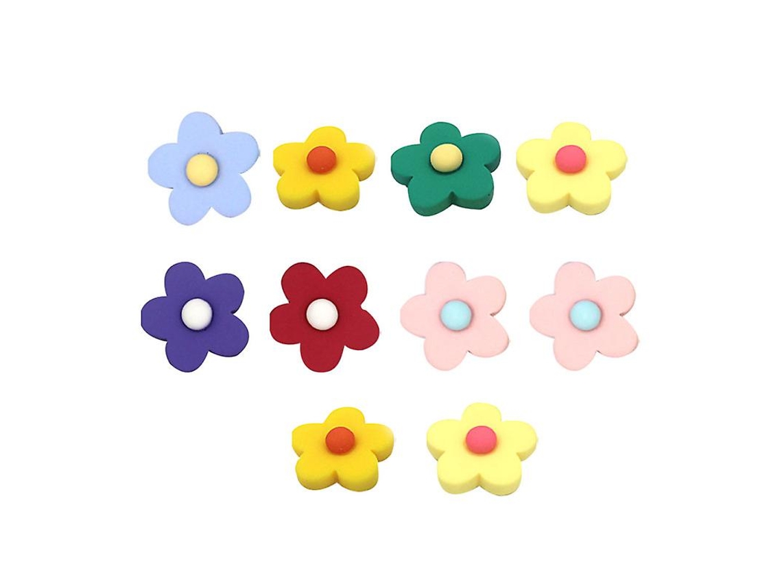 10Pcs Adesivo de Ímãs de Geladeira de Flores ALLINLESS