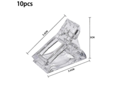 Nail Tip Clip For Quick Building Extension Uv Led Generator Finger Diy Art Tool GOKOCO