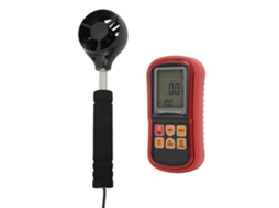 Anemômetro Digital De Alta Precisão Para Teste De Velocidade Do Vento E Volume De Ar Zeuxo