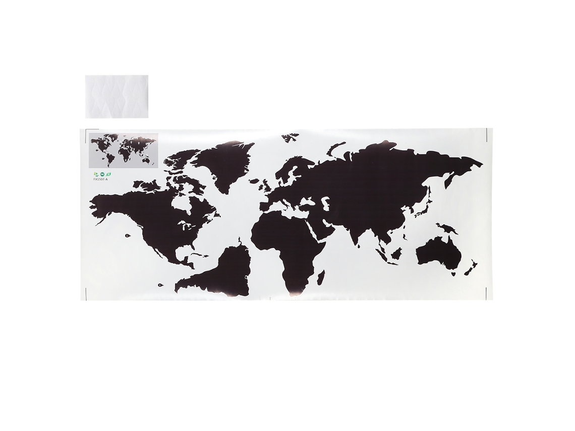 AIAILIKILL 1 par de adesivos de parede removíveis de viagem ao redor do mundo para decoração de sala de estar