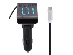 Carregador de Telefone Carro LAXISCREED Mp3 Fm Bluetooth