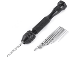Furadeira Manual Helicoidal Com Mandril De Ampla Faixa E 10 Brocas