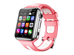 Smartwatch Com Tela Totalmente Laminada De 1,54 Polegadas, Câmera Dupla, 2 Gb + 16 Gb (rosa Prateado)
