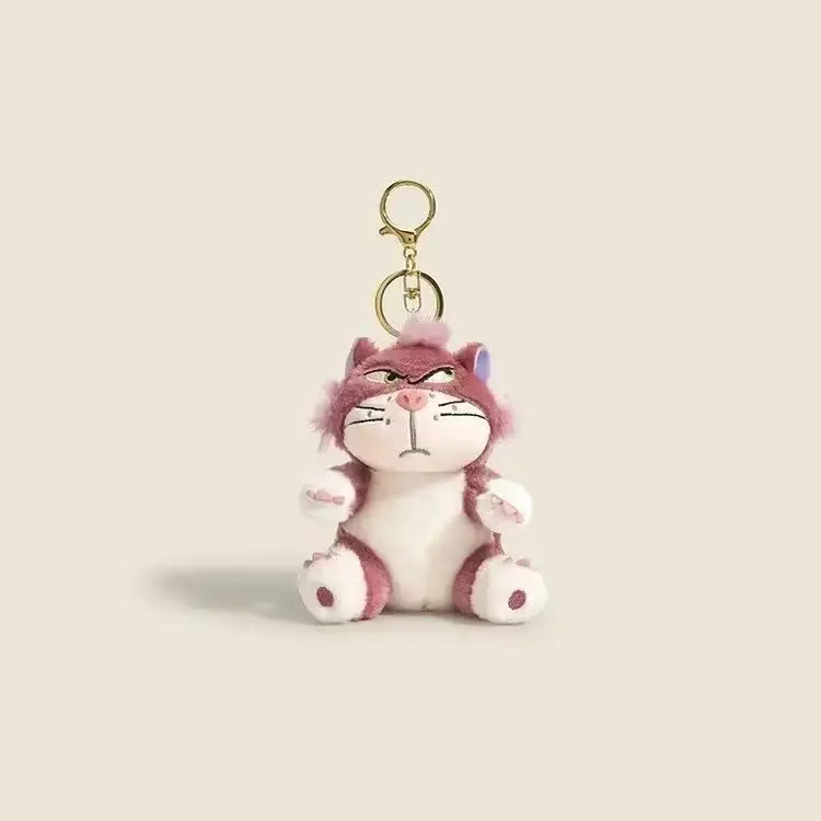 Chaveiro de Pelúcia do Gato Bravo Lúcifer de 15 Cm MDUG (estilo 1)